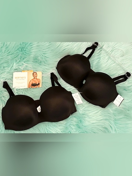 Warner's Other - Warner's Black Convertible Strap and Strapless Bra Set Sz 34D NEW!